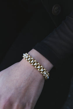 Perla Rolly Bracelet, Gold | BRACHA