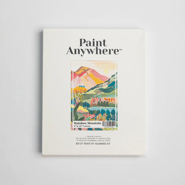Paint by Number Mini, Rainbow Mountain | Paint Anywhere