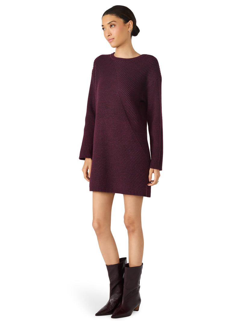Abbie Sweater Dress, Beet | Steve Madden