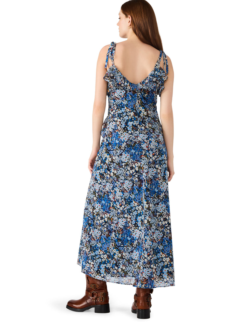 Adalina Floral Maxi Dress, Bristol Blue | Steve Madden North & Main Clothing Company Adalina Floral Maxi Dress, Bristol Blue | Steve Madden North & Main Clothing Company