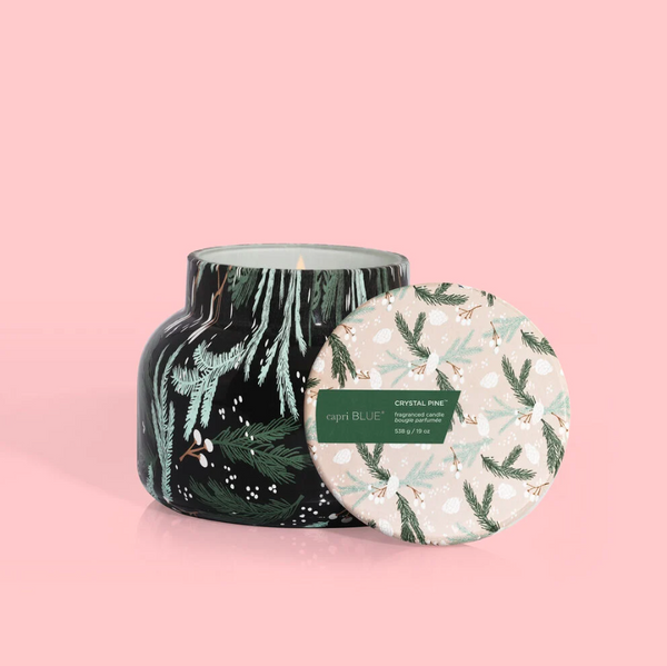 Holiday Pattern Play Jar, Crystal Pine | Capri Blue