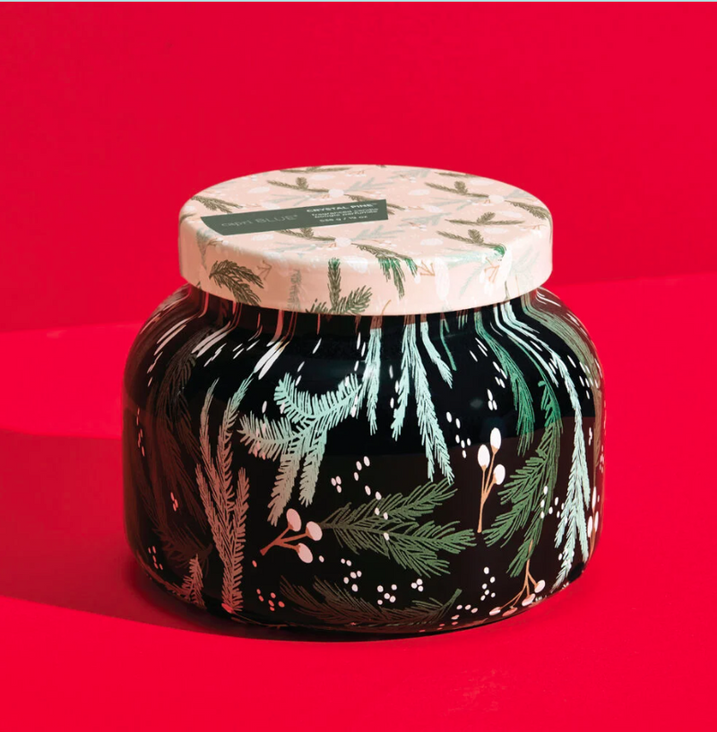 Holiday Pattern Play Jar, Crystal Pine | Capri Blue