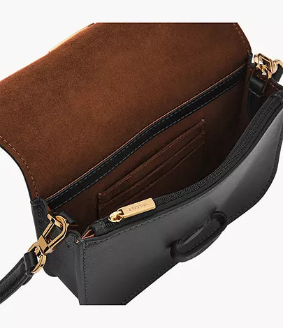 Lennox Small Flap Crossbody, Black | Fossil®