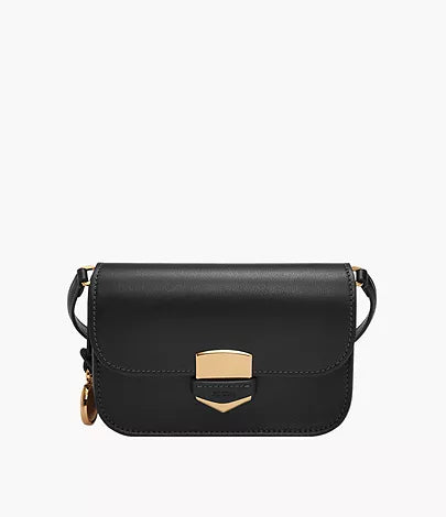 Lennox Small Flap Crossbody, Black | Fossil®