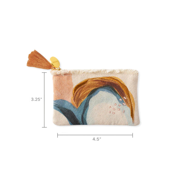 Abstract Canvas Coin Purse | Fringe Studio