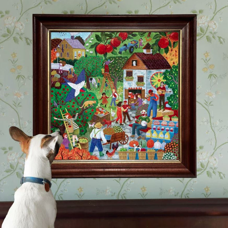 Fall Apple Picking 1000 Piece Puzzle