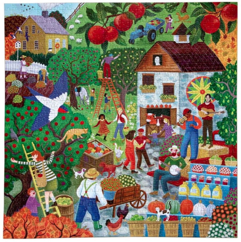 Fall Apple Picking 1000 Piece Puzzle
