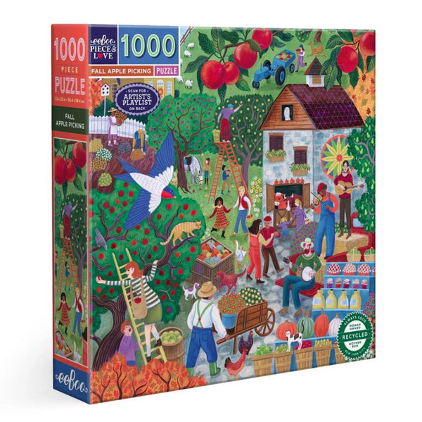 Fall Apple Picking 1000 Piece Puzzle