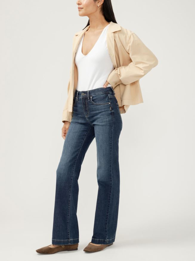 Avery Trouser Jean, Indigo | Silver Jeans Co
