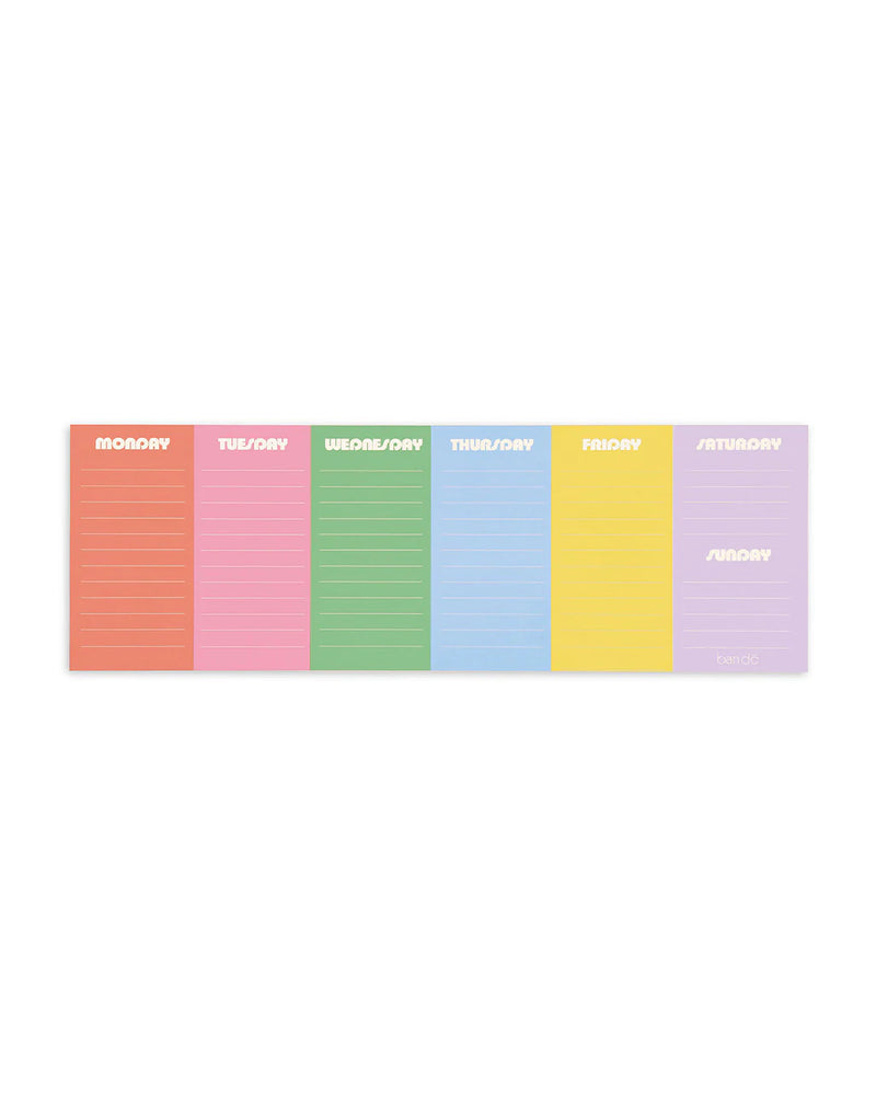 Week to Week Desk Notepad | Ban.do