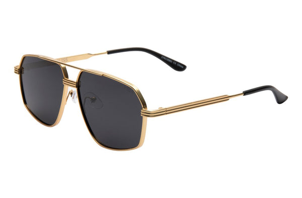 Bliss Polarized Sunglasses, Gold/Smoke | I-SEA