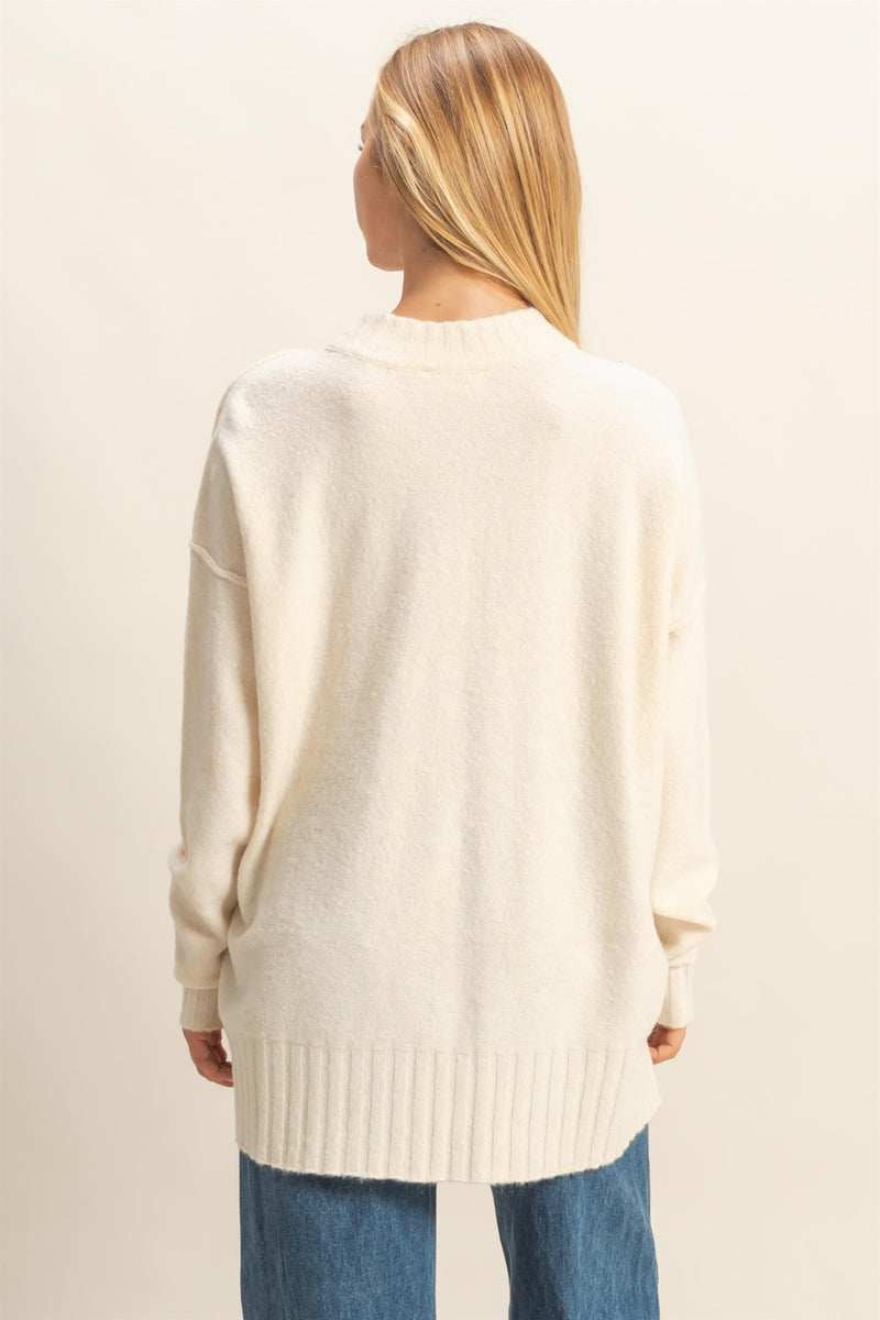 Oakleigh Relaxed Fit Sweater, Whip Cream