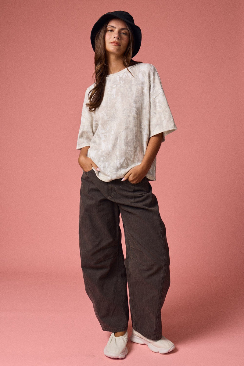 Sidney Ribbed Shirt, Camo