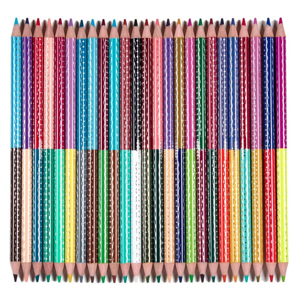 Rainbow 25 Double-Sided Pencils