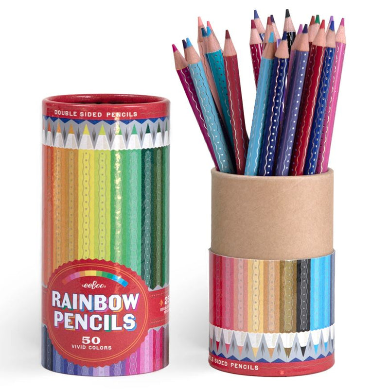 Rainbow 25 Double-Sided Pencils