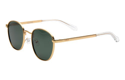 Cooper Polarized Sunglasses, Gold Green | I-SEA