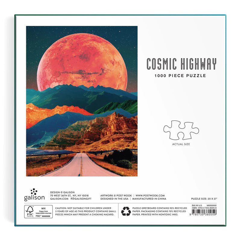 1000 Piece Cosmic Highway Puzzle
