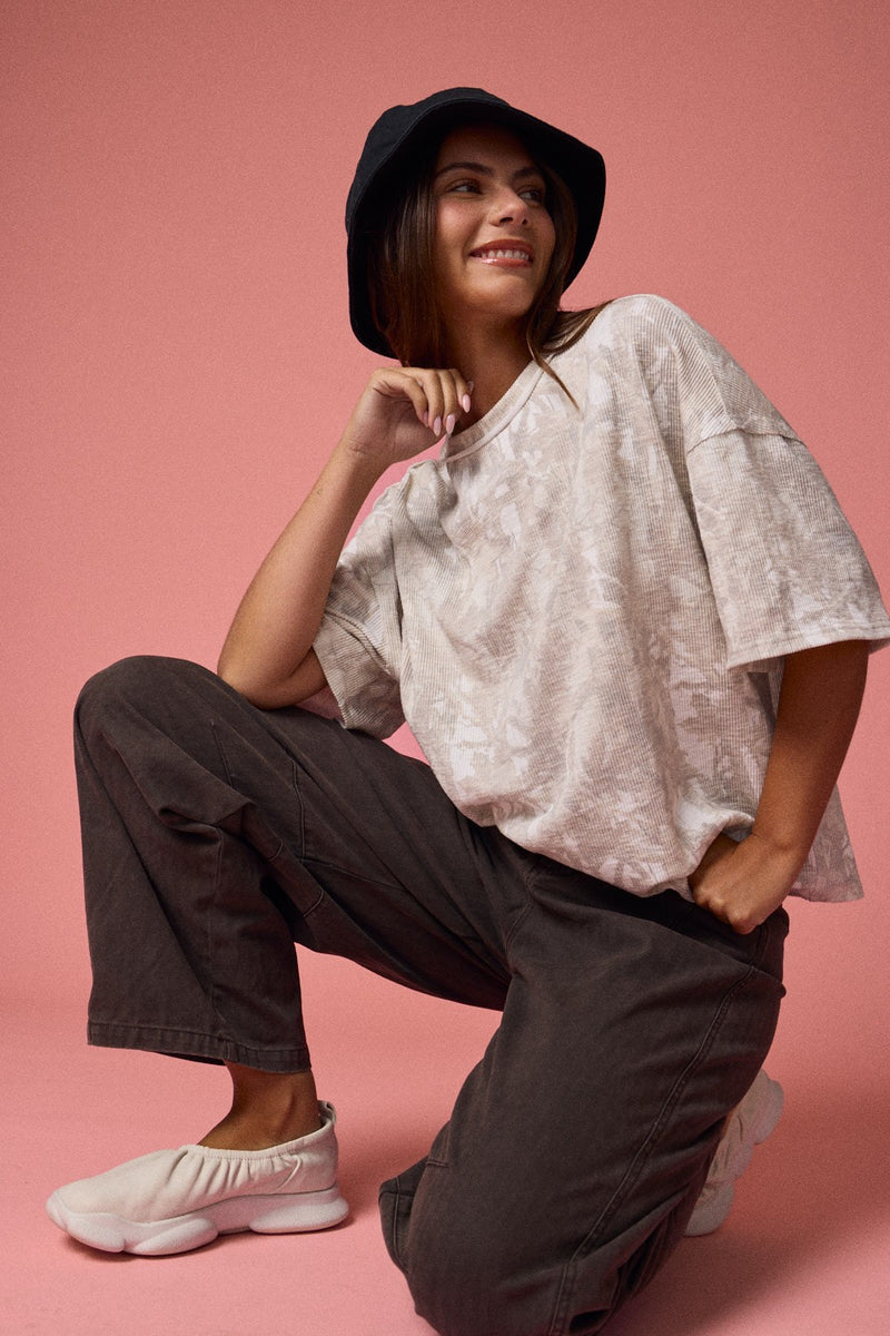 Sidney Ribbed Shirt, Camo
