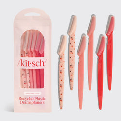 Recycled Plastic Dermaplaners Set, Cherry Blossom | Kitsch