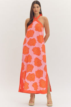kate maxi dress Abby Kate Halter Maxi Dress, Pink – North & Main Clothing Company
