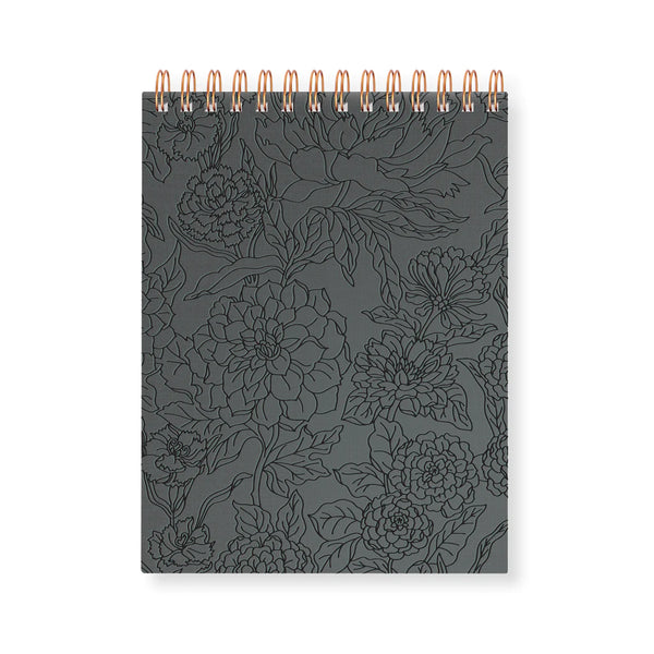 Seventies Floral Sketchbook, Slate Floral | Fringe Studio