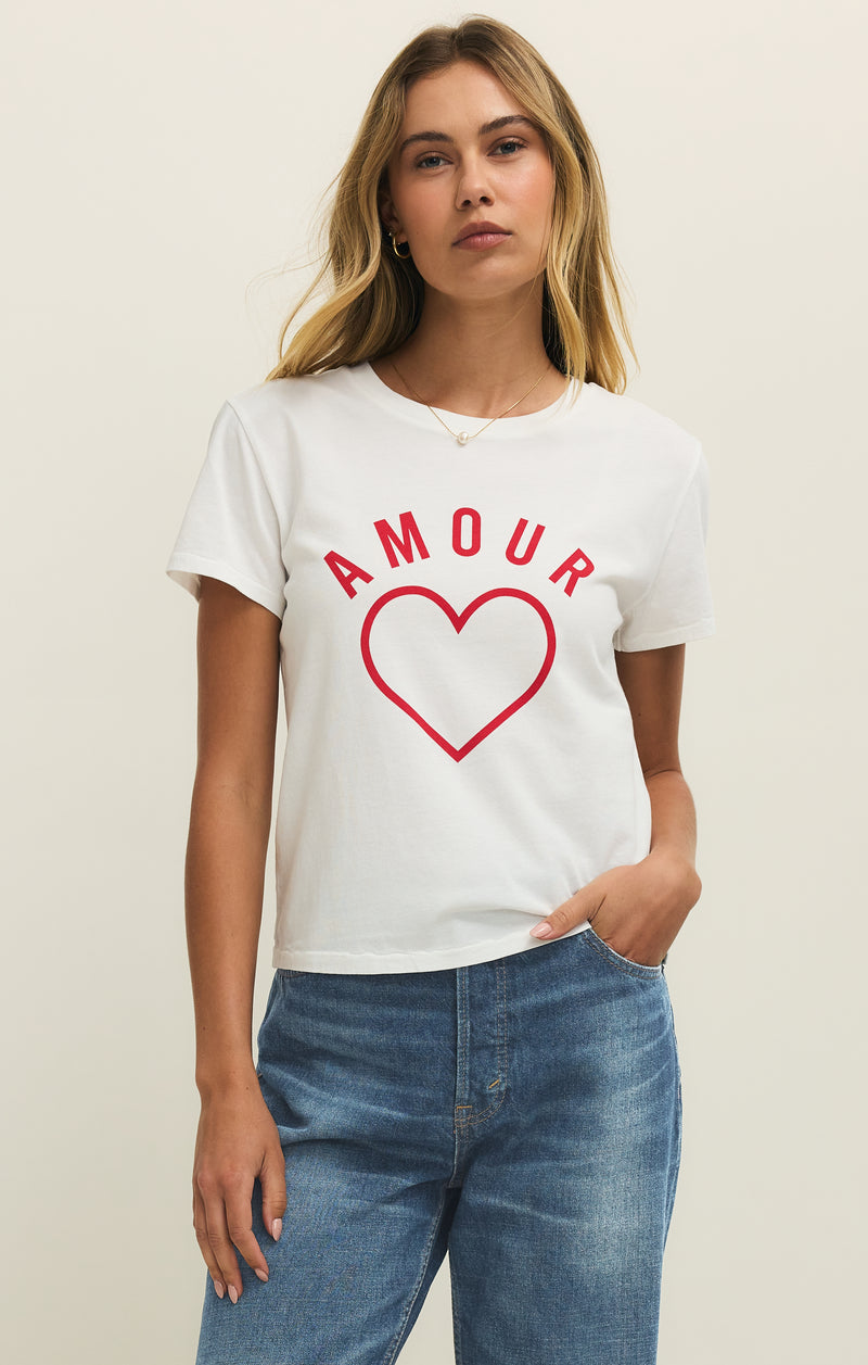 Amour Tourist Tee, Sea Salt | Z-Supply – North & Main Clothing Company