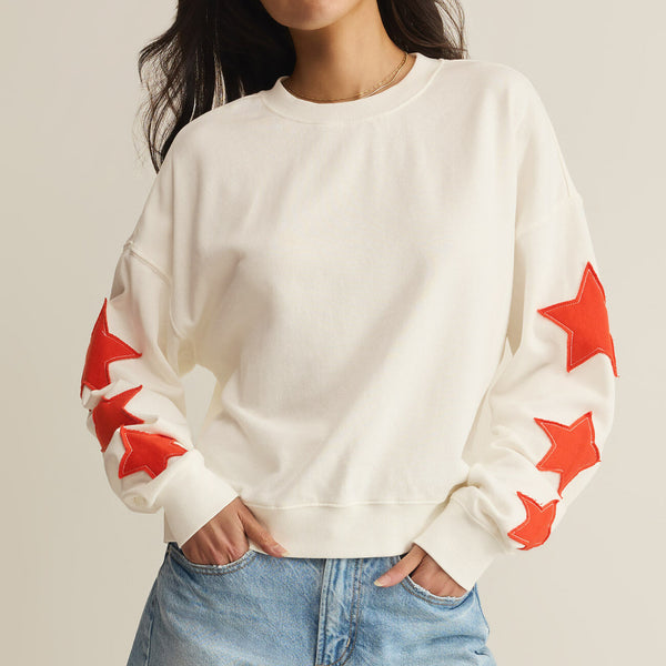 Stars First Date Sweatshirt, Sea Salt | Z Supply – North & Main