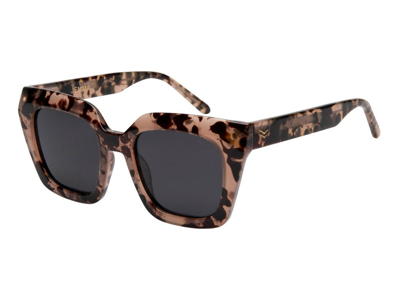 Jemma Polarized Sunglasses, Blonde Tort/Smoke | I-SEA