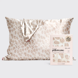 Satin Standard Pillowcase, Leopard | Kitsch