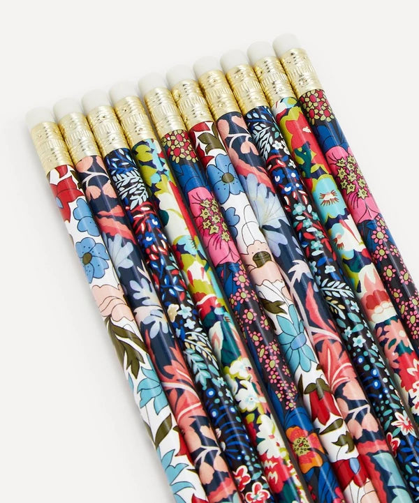 Liberty Floral Pencil Set