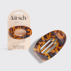 Medium Recycled Plastic Flat Cloud Clip, Tort | Kitsch