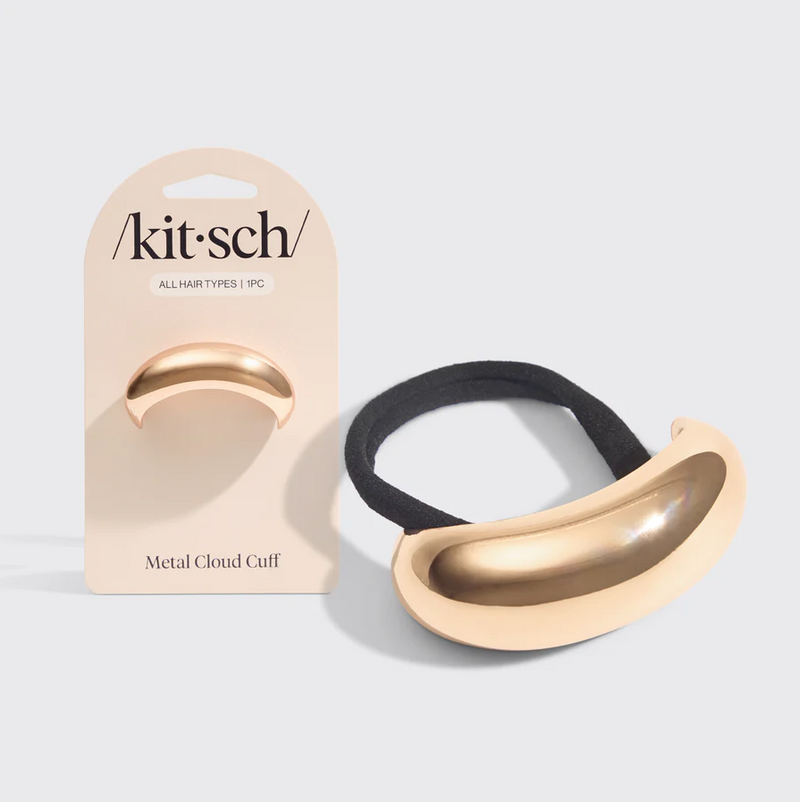 Medium Metal Cloud Cuff, Gold | Kitsch