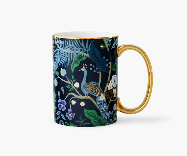 Peacock Porcelain Mug | Rifle Paper Co.