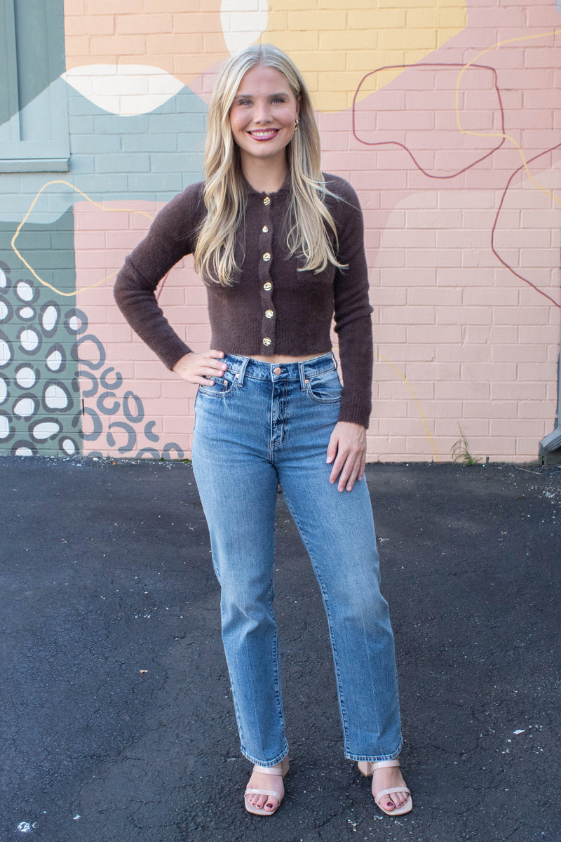 Sundaze High Rise Vintage Straight Jean, Brooklyn | Daze