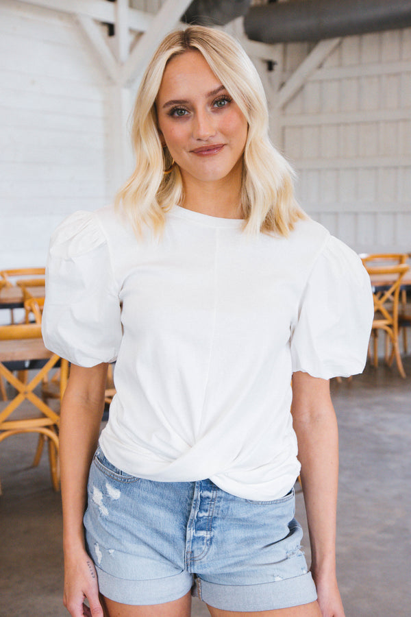 City Street Tee, White | Sanctuary