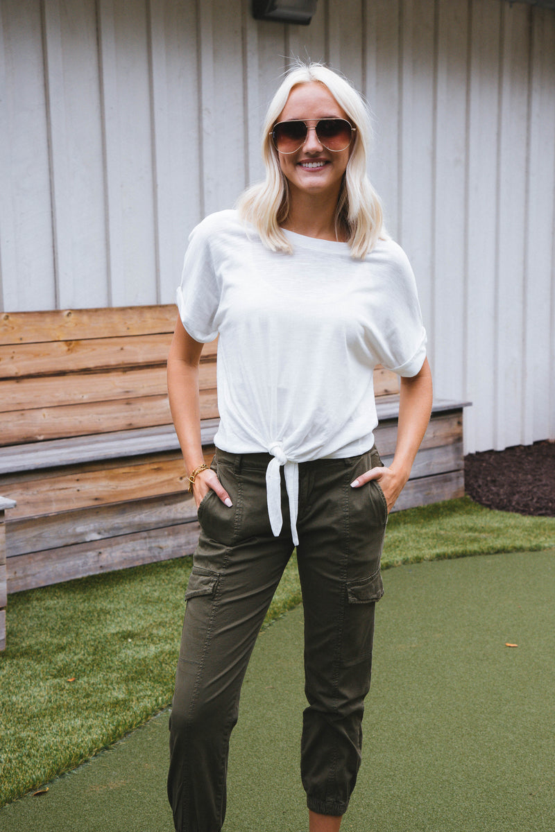 Rebel Cargo Pants, Hiker Green | Sanctuary