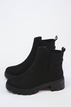 Renley Suede Bootie, Black