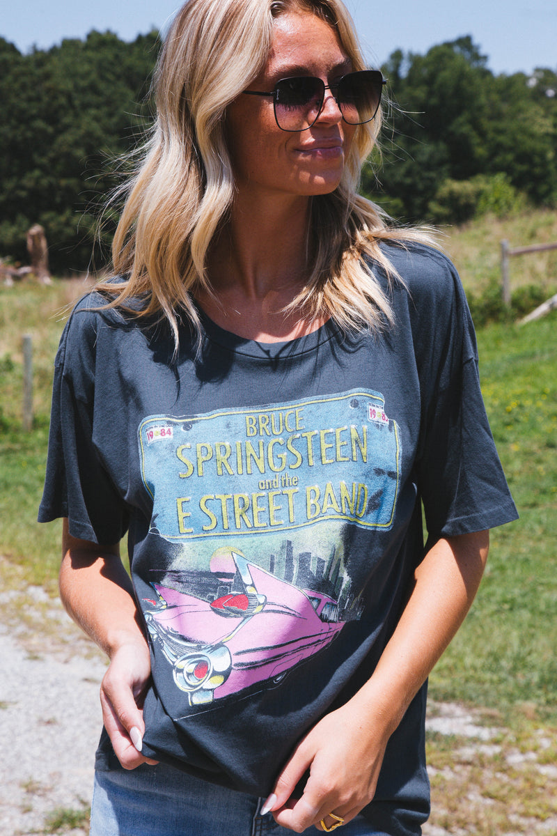 Springsteen Born In The USA Graphic Tee, Vintage Black | DayDreamer