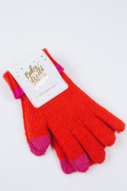 Joy Touchscreen Glove, Red