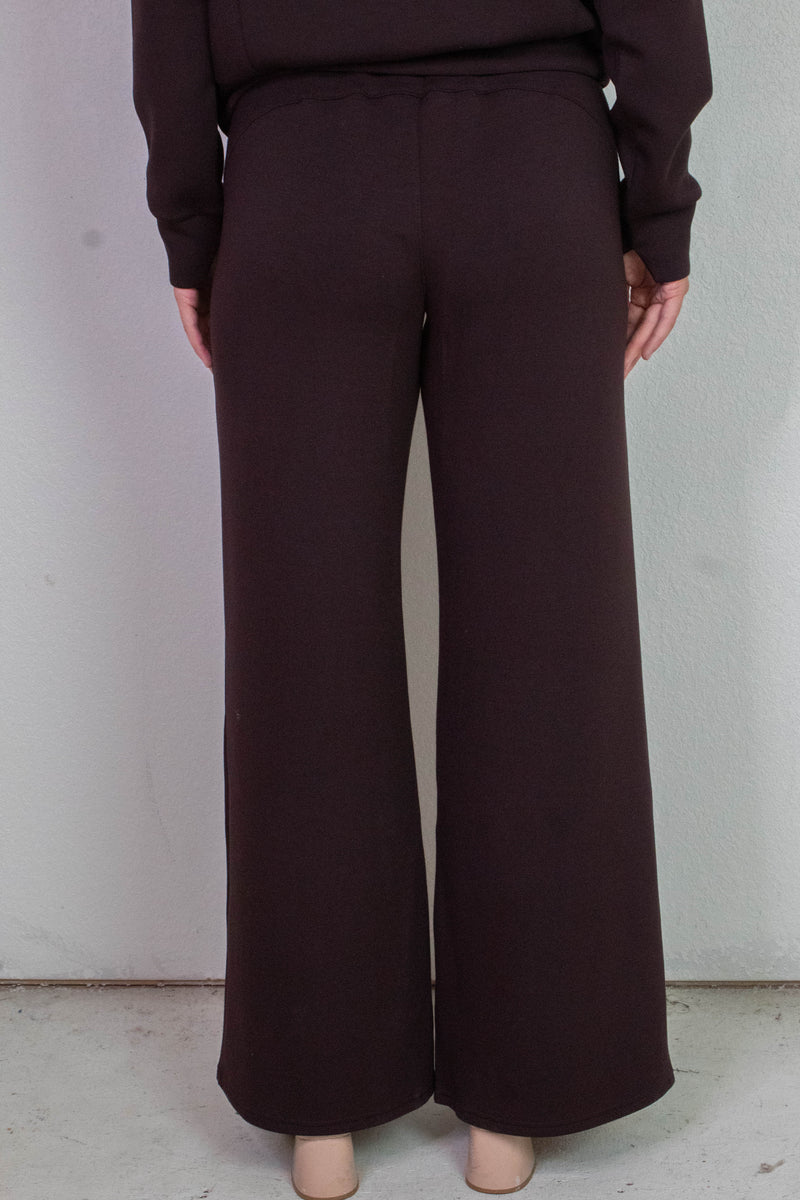 Airessentials Wide Leg Pant, Truffle Brown | SPANX