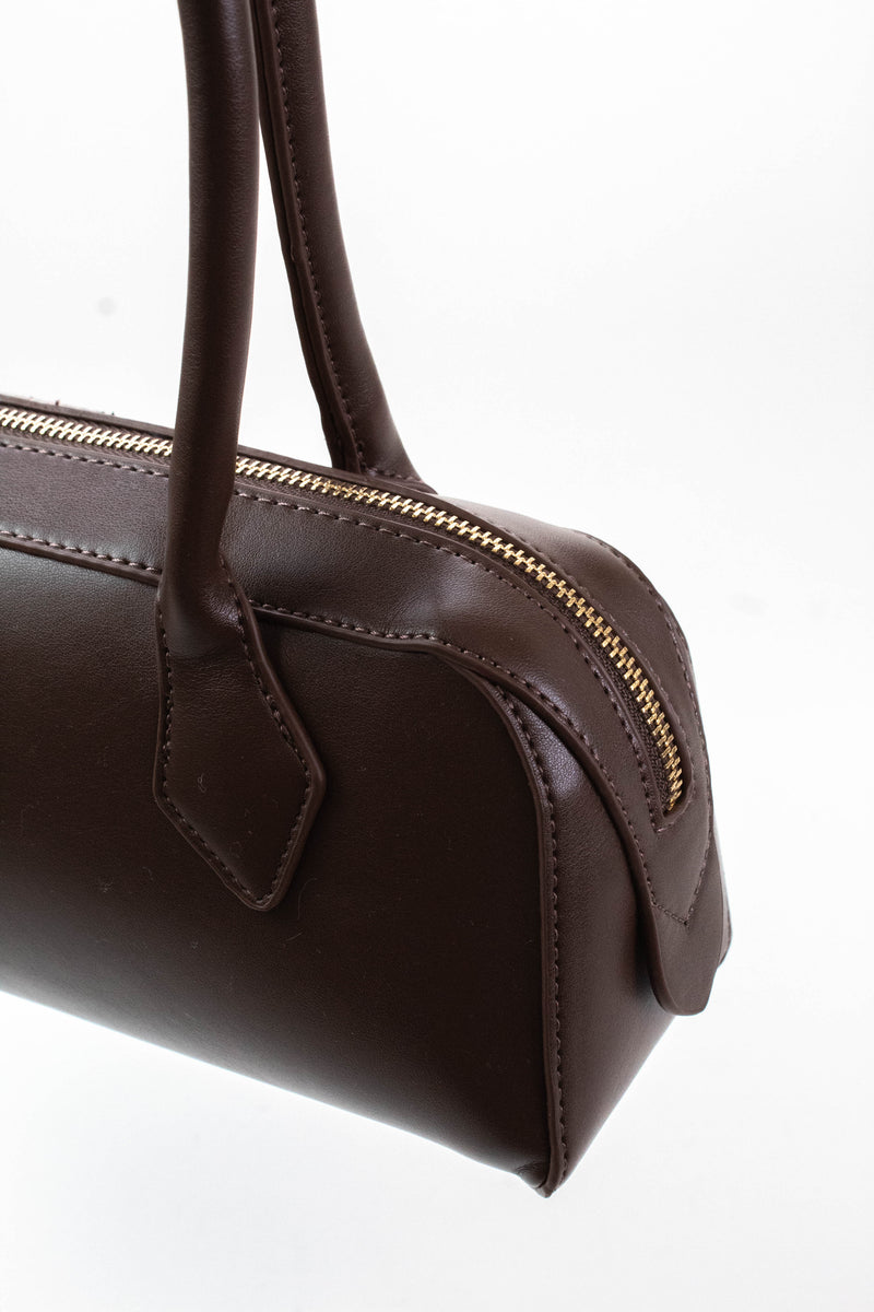 Betty Shoulder Bag, Espresso | Moda Luxe
