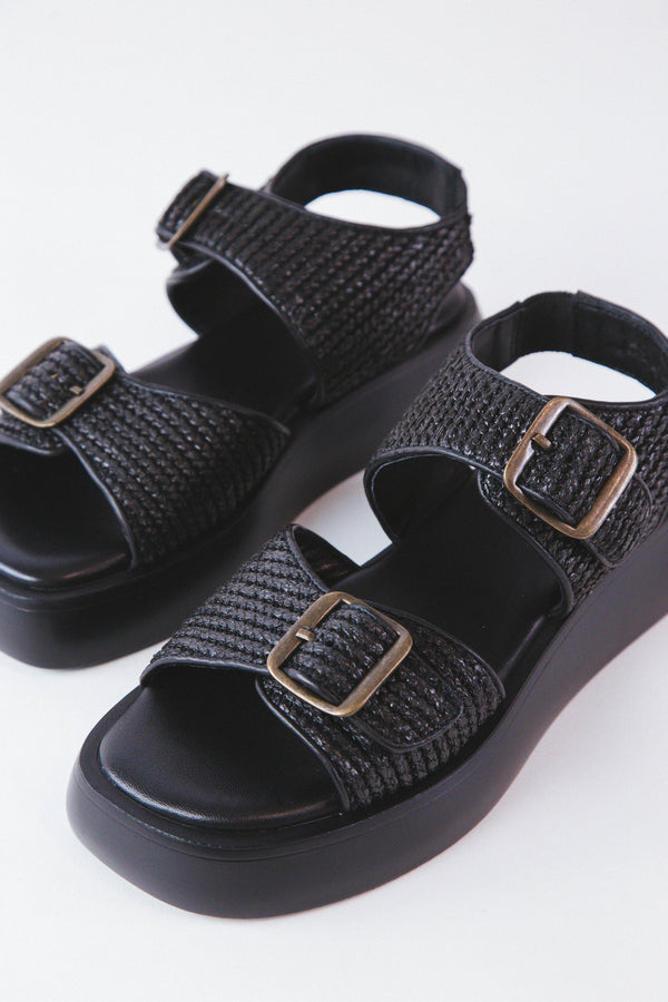 Mandi Weave Sandal, Black | Free People