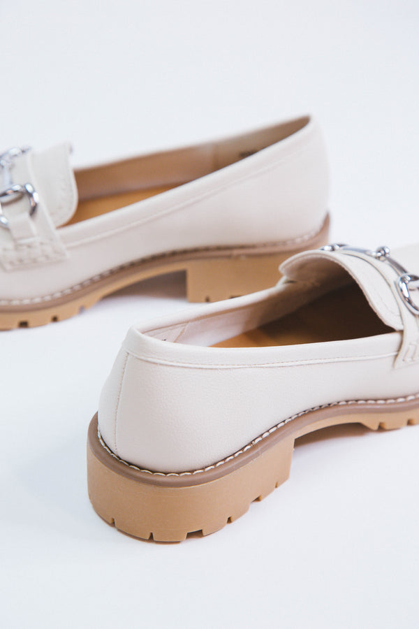 Celeste Horse Bit Loafer, Off White | DV By  Dolce Vita
