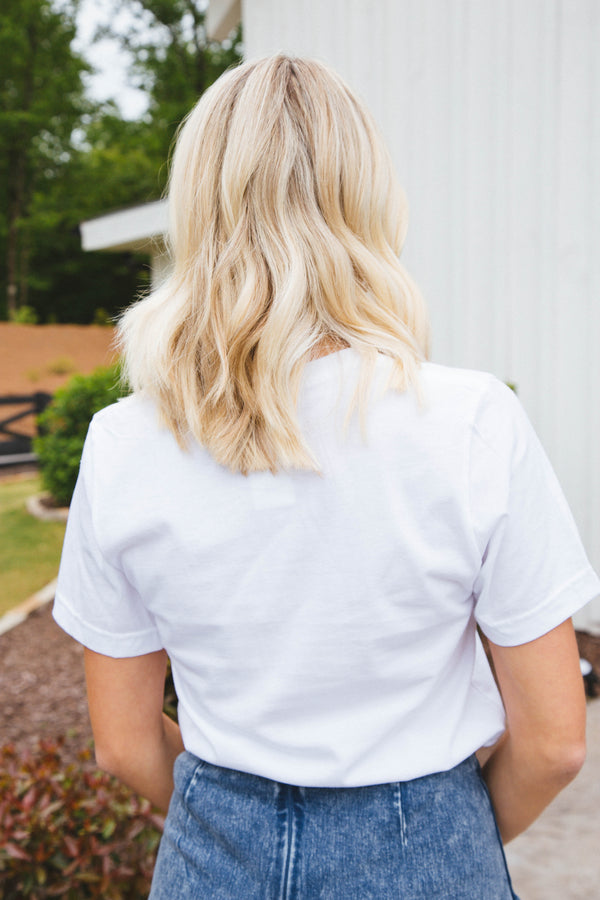 The Peach State Graphic Tee, White