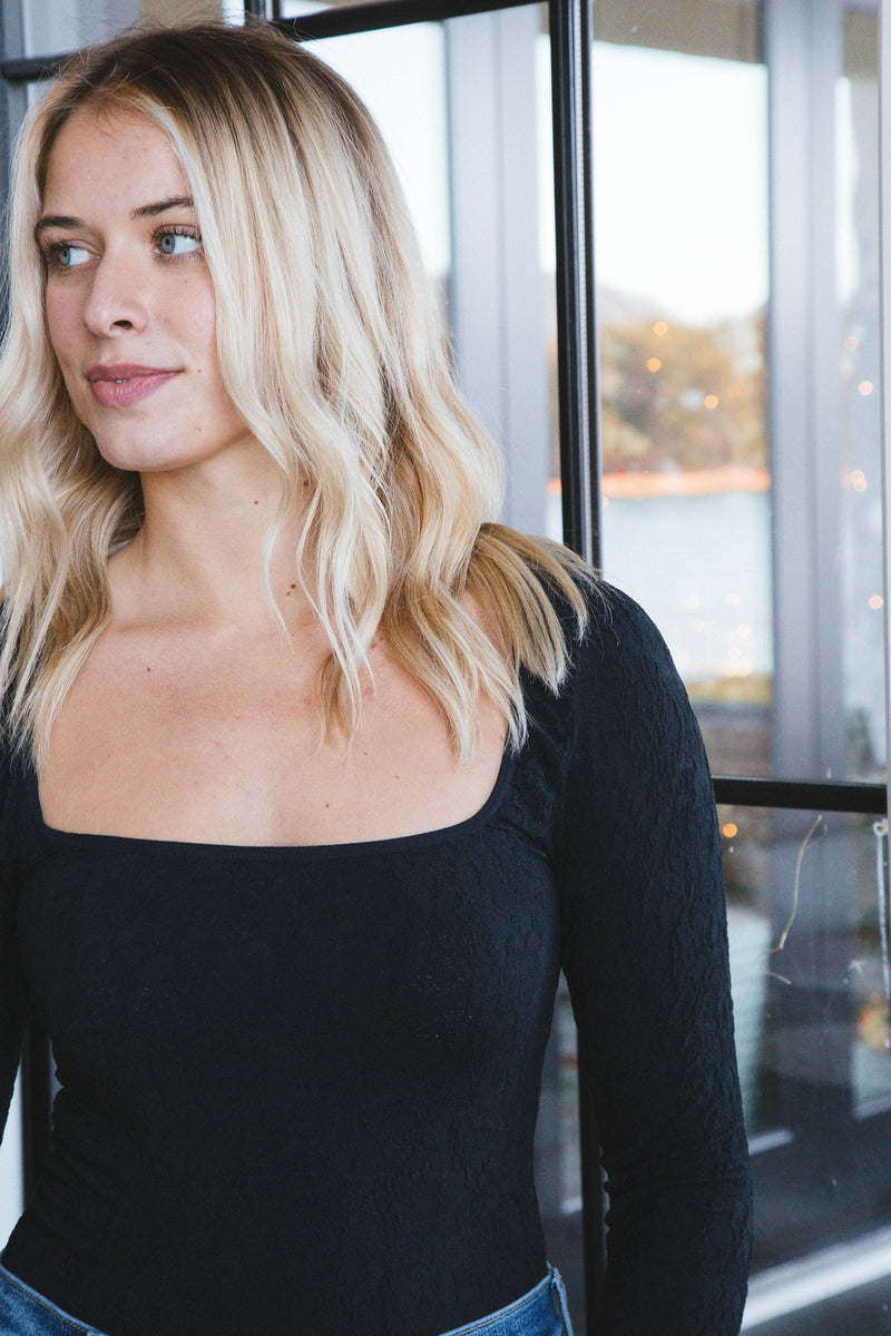 Have It All Long Sleeve Top, Washed Black | Free People