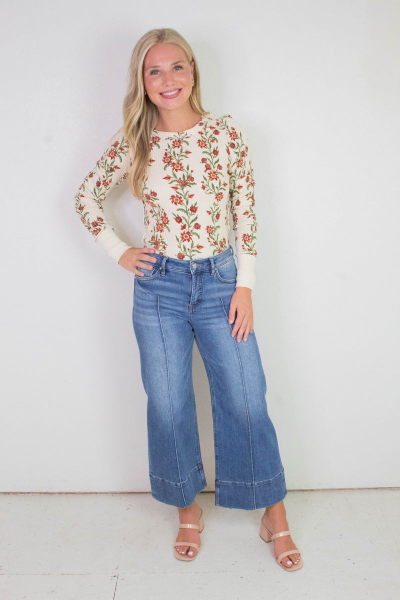 Pretty Little Thermal, Sand Combo Folk Vine | Free People