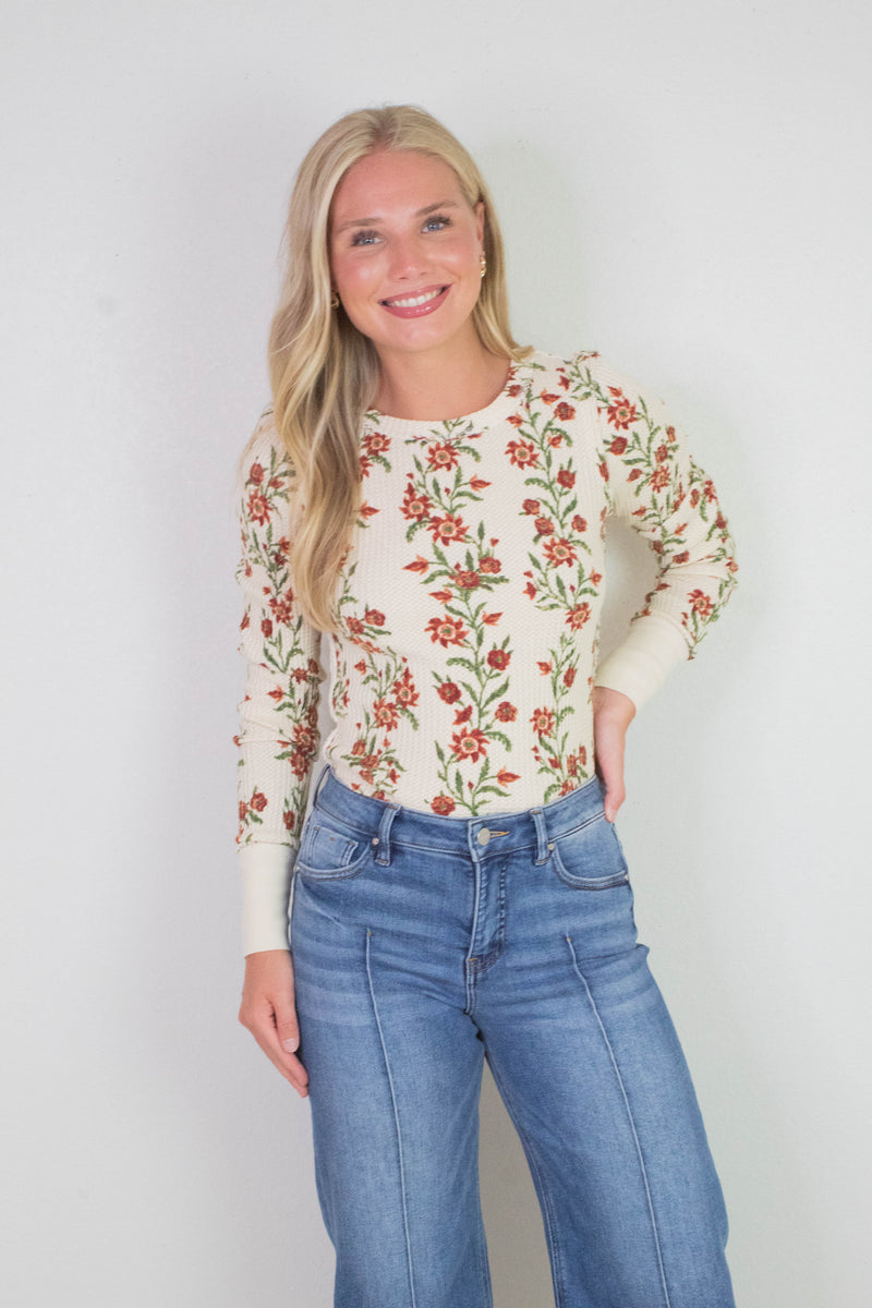 Pretty Little Thermal, Sand Combo Folk Vine | Free People