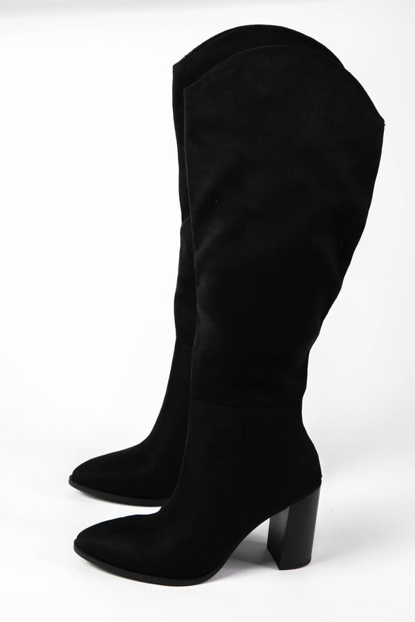 Fallal Tall Dress Boot, Black