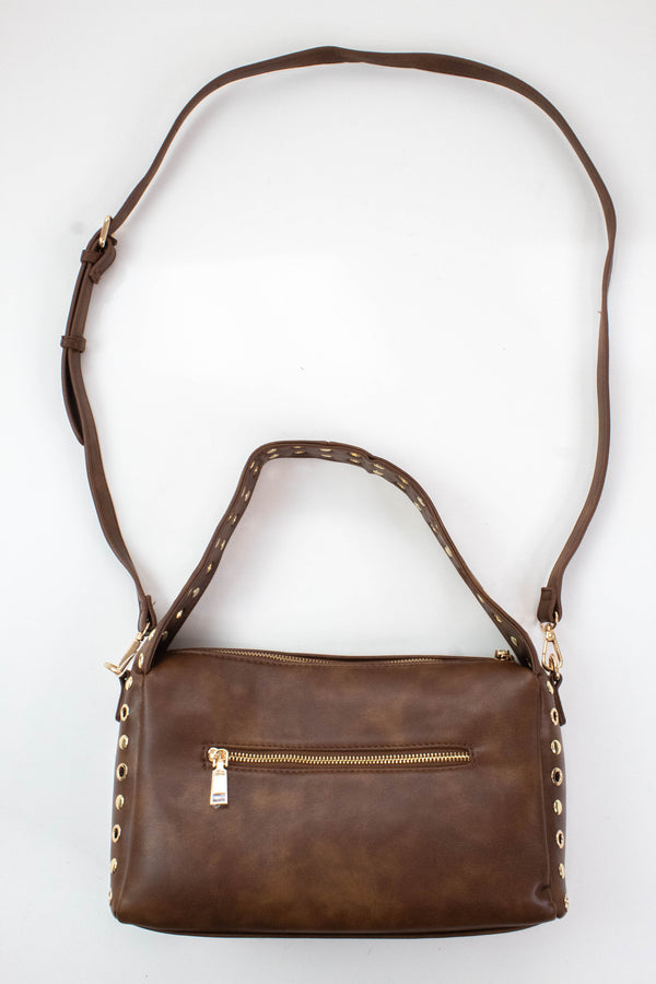 Jane Crossbody Bag, Cognac | Moda Luxe
