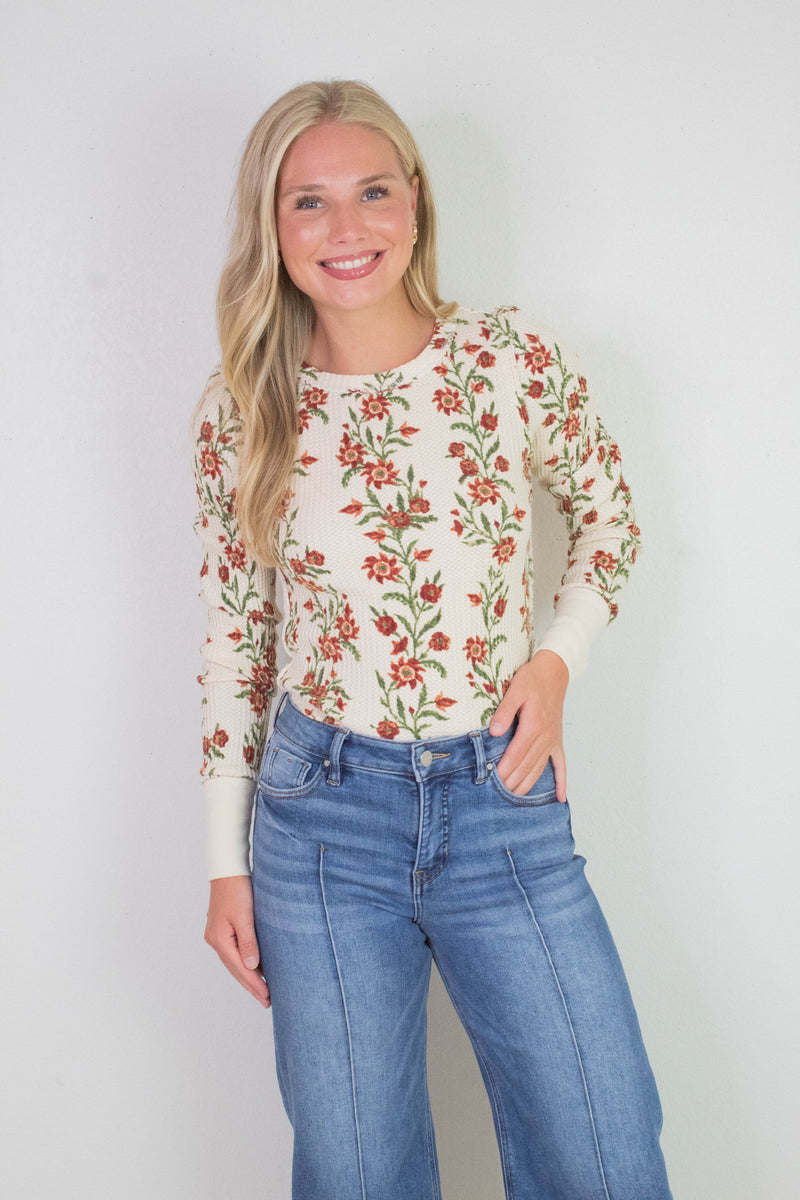 Pretty Little Thermal, Sand Combo Folk Vine | Free People
